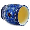 Polmedia Polish Pottery Utensil Jar UNIKAT - Blue Heaven Pattern Handmade in Boleslawiec Poland + Certificate of Authenticity view 3