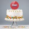Acrylic FDNY Axe Pattern Cake Topper Party Decoration for Wedding Anniversary Birthday Graduation view 4