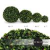 3rd Street Inn Holly Topiary Ball - 19" Artificial Topiary Plant - Wedding Decor - Indoor/Outdoor Artificial Plant Ball - Topiary Tree Substitute (1, Holly) view 4