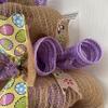 Spring Wreath, Luxury Handmade - Burlap Spring Chick Front Door Decor, 24 or 28 Inch view 4