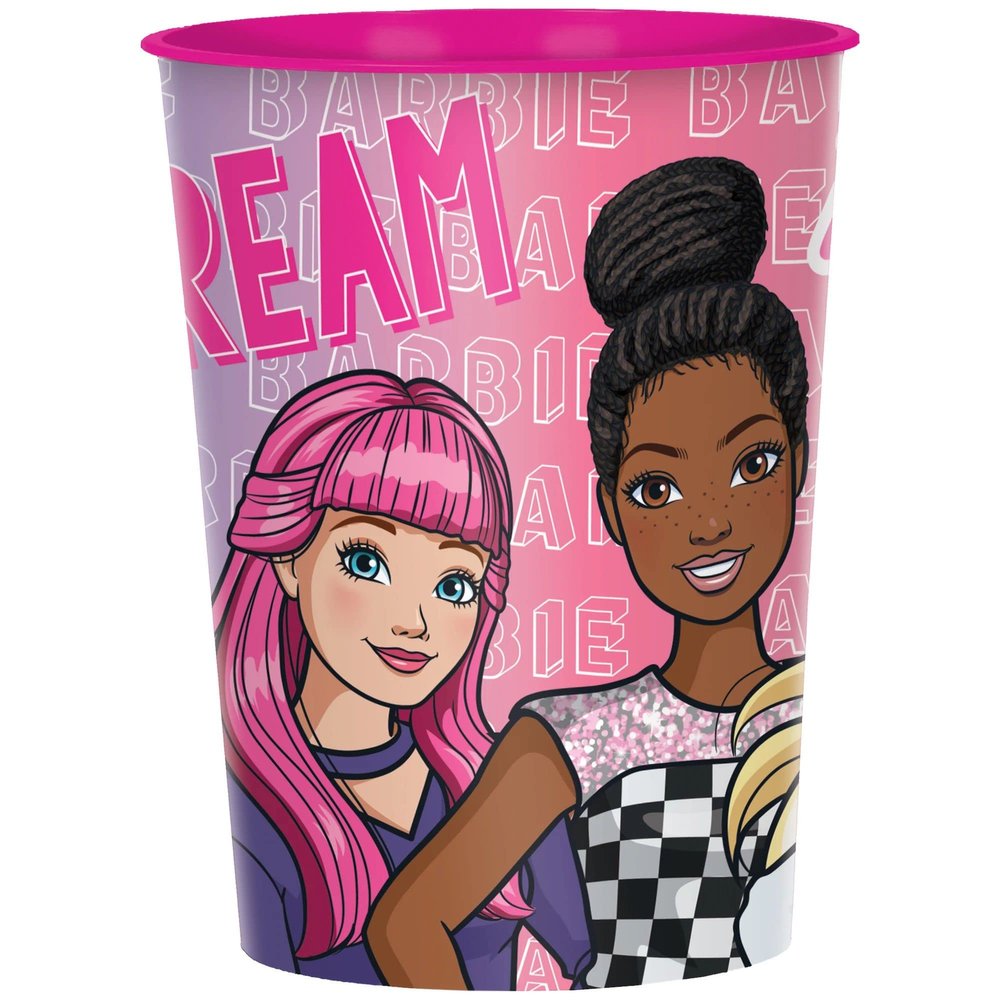 Amscan Barbie Dream Together Favor Cup - 16 oz. | Multicolor | 1 Pc.