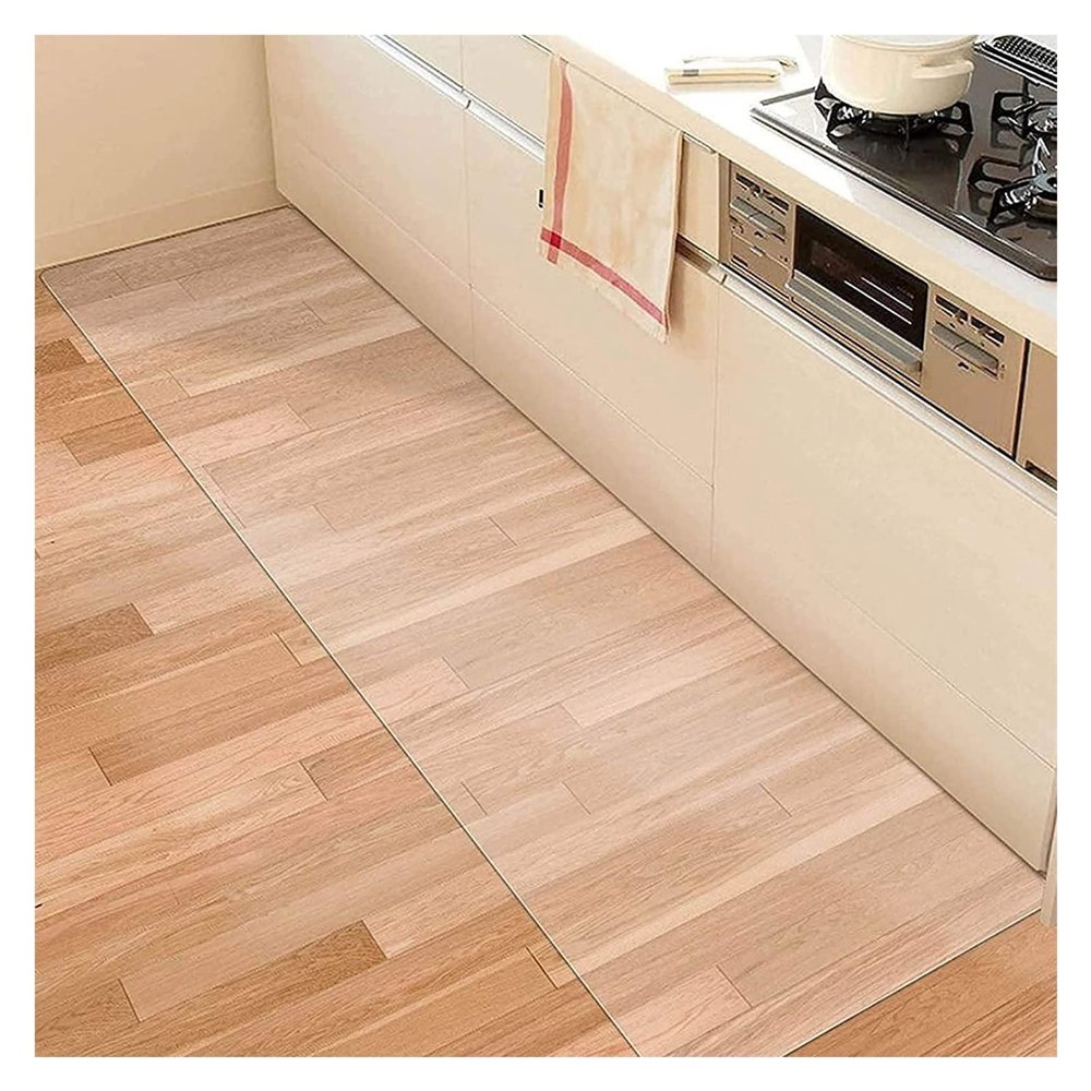 5ft/7ft/8ft/10ft/12ft/15ft/20ft Long Kitchen Floor Mats, Clear Vinyl Plastic Carpet Protector, Non-Slip Transparent Rugs, Can Be Cut (Size : 80x350cm(2.6ftx11ft))