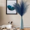 ONECIRCLE Dried Pampas Grass,Faux Pampas Grass with 3 pcs of 43'' sterm Suitable for Boho Decor(Blue) view 2