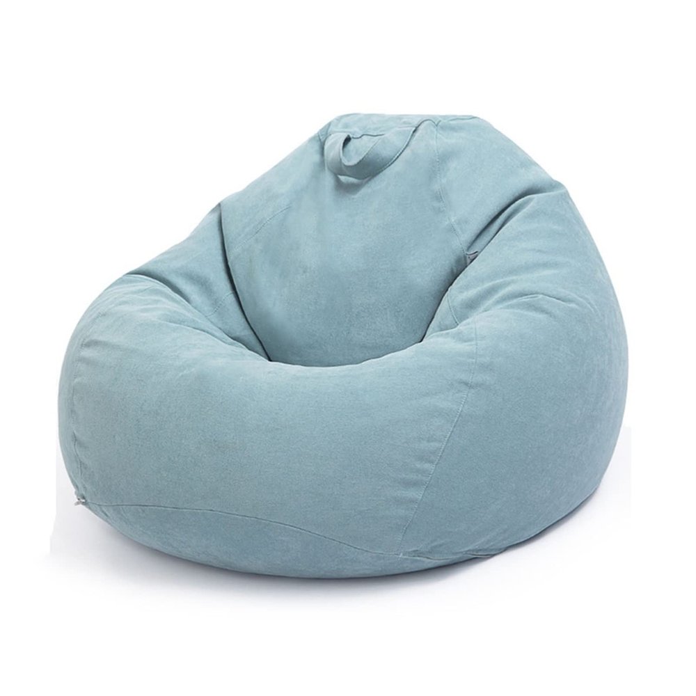 Bean Bag NLIAN Chair Safe Self-Locking Zipper Design with Padding for Children Teenagers and Adults Bedroom Small Sofa 39.3x37.4in