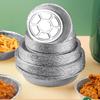 50 PCs Disposable Foil Baking Pans - 6 / 7 / 8 Inch Special Barbecue Baking for Air Fryer - Non-Stick and Oil Absorption Circular Kitchen Paper - Round Oil-Proof Foil Baking Pans for Fryer view 1