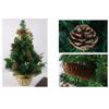 YKHB Artificial Tree Retro Artificial Desktop Christmas Tree Simulation Tree Decoration Christmas Holiday Home Office Decoration 15 in Living Room Garden Decoration view 3