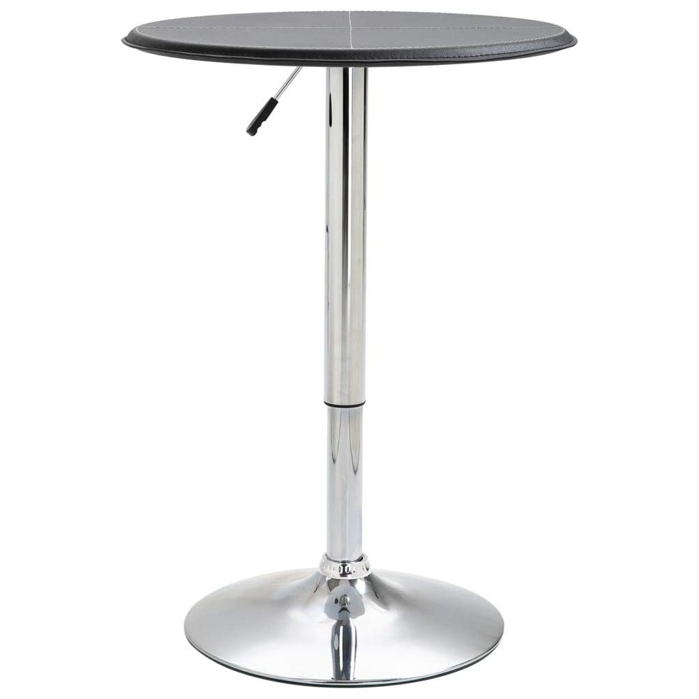 (Fast Shipments) Modern Counter Height Dining Table, Suitable for Kitchen, Dining Room, Living Room, Apartment, Small Space Bar Table Black 23.6 MDF