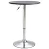 (Fast Shipments) Modern Counter Height Dining Table, Suitable for Kitchen, Dining Room, Living Room, Apartment, Small Space Bar Table Black 23.6 MDF view 1