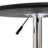 (Fast Shipments) Modern Counter Height Dining Table, Suitable for Kitchen, Dining Room, Living Room, Apartment, Small Space Bar Table Black 23.6 MDF view 4