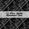 Outus 50 Pieces Memorial Sparkler Cards, No Sparkler - Celebration of Life Decorations Funeral Cards Double Sided for Birthday Anniversary Funeral Memorial Service(Black) view 4