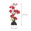 DOITOOL Sushi Dish Decor Artificial Sushi Restaurant Sashimi Serving Plate Artificial Flowers Sashimi Platter Decoration Green Plant Dish for Japanese Restaurant Desktop Display view 2