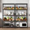 EZPEAKS 2 Pack Shelving - 5 Tier Storage Shelves, Metal Shelves Adjustable 30''W x 14''D x 47''H Garage Storage Shelves 150 LBS Loading Capacity Shelving Units with Liner Wire Rack view 1