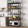 EZPEAKS 2 Pack Shelving - 5 Tier Storage Shelves, Metal Shelves Adjustable 30''W x 14''D x 47''H Garage Storage Shelves 150 LBS Loading Capacity Shelving Units with Liner Wire Rack view 2