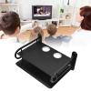Wall Mount DVD Shelf, Double Layer Floating Wall Shelf TV Box Shelf Wall Mounted Router DVD Cable Box Shelf for Wall Decoration view 2