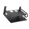 Wall Mount DVD Shelf, Double Layer Floating Wall Shelf TV Box Shelf Wall Mounted Router DVD Cable Box Shelf for Wall Decoration view 4