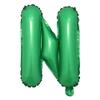 16 inch Green Alphabet Letter and Number Balloons Set Package, Aluminum Hanging Foil Film Banner Mylar Balloon for Birthday Party Decoration Custom Word (A-Z, 0-9) (16 inch Green N) view 1