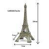 Ak Handicraft Statue Of Liberty (6 Inch), Eiffel Tower (7 Inch) Metal Statue Combo Pack | Home Decor Item . view 3