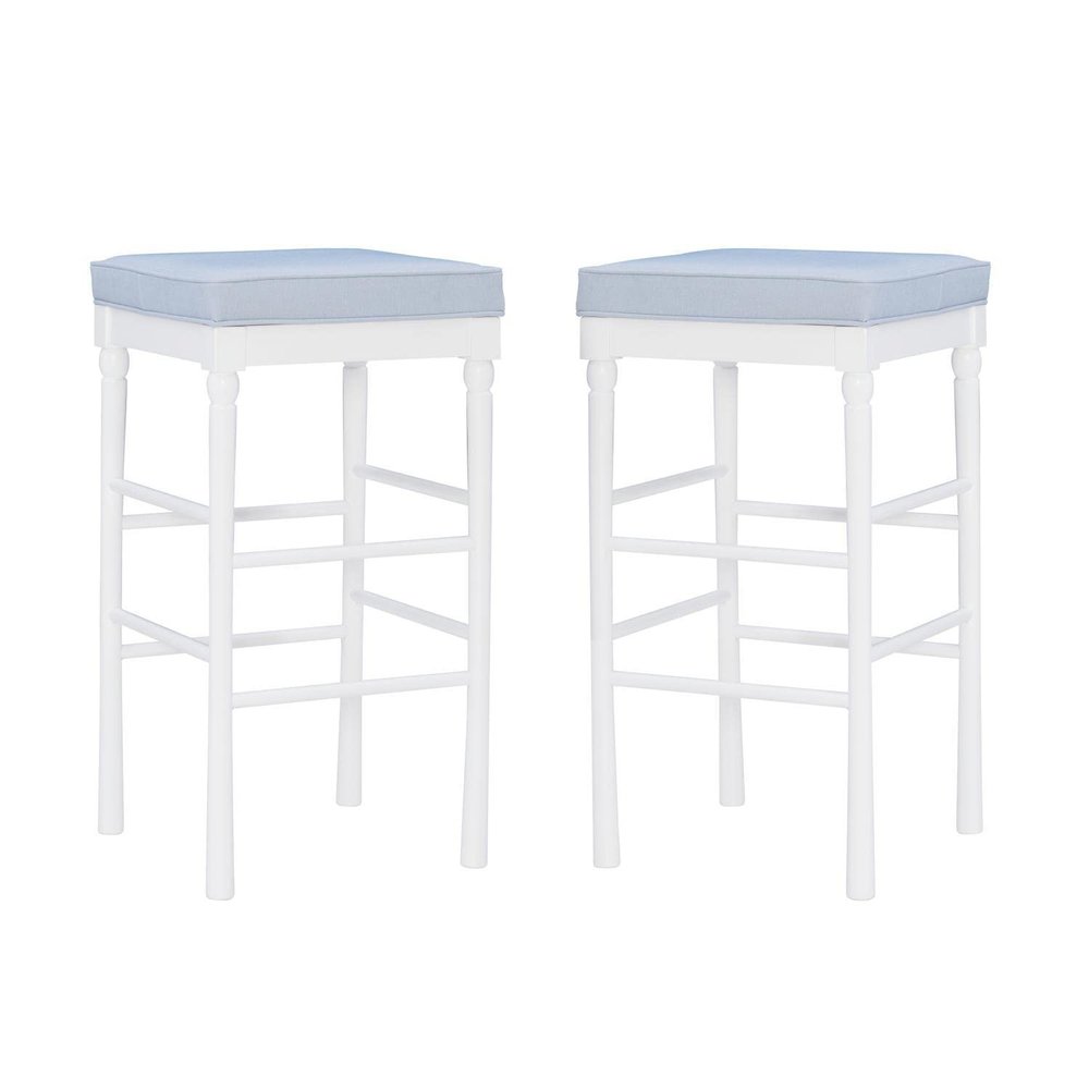 Linon Dehart Barstool White