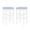 Linon Dehart Barstool White view 1