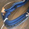 Brazilain Navy Blue on Black Poly Pro 7x9LH 3/4" x 3/4" Bull EPT Bull Ropes Full Brazilian 16' view 4
