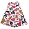 Artesian 2 Super Cute Puppy Love Dogs Plush Pink Hearts, Gift wrap Bones, Boxer, Chihuahua, Poodle 2-PK 100% Kitchen Hand Towels view 1