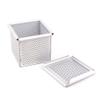6 7 8 9 10cm Square Cube Smooth Nonstick Leaky Anodizing Aluminium Bread Box Mold with Lid Cake Toast Maker DIY Bakeware (7.5cm Leaky) view 1