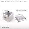 6 7 8 9 10cm Square Cube Smooth Nonstick Leaky Anodizing Aluminium Bread Box Mold with Lid Cake Toast Maker DIY Bakeware (7.5cm Leaky) view 2