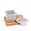 6 7 8 9 10cm Square Cube Smooth Nonstick Leaky Anodizing Aluminium Bread Box Mold with Lid Cake Toast Maker DIY Bakeware (7.5cm Leaky) view 3