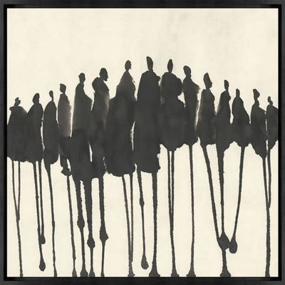 24 x 20 Walk in Shadows IV BLACK