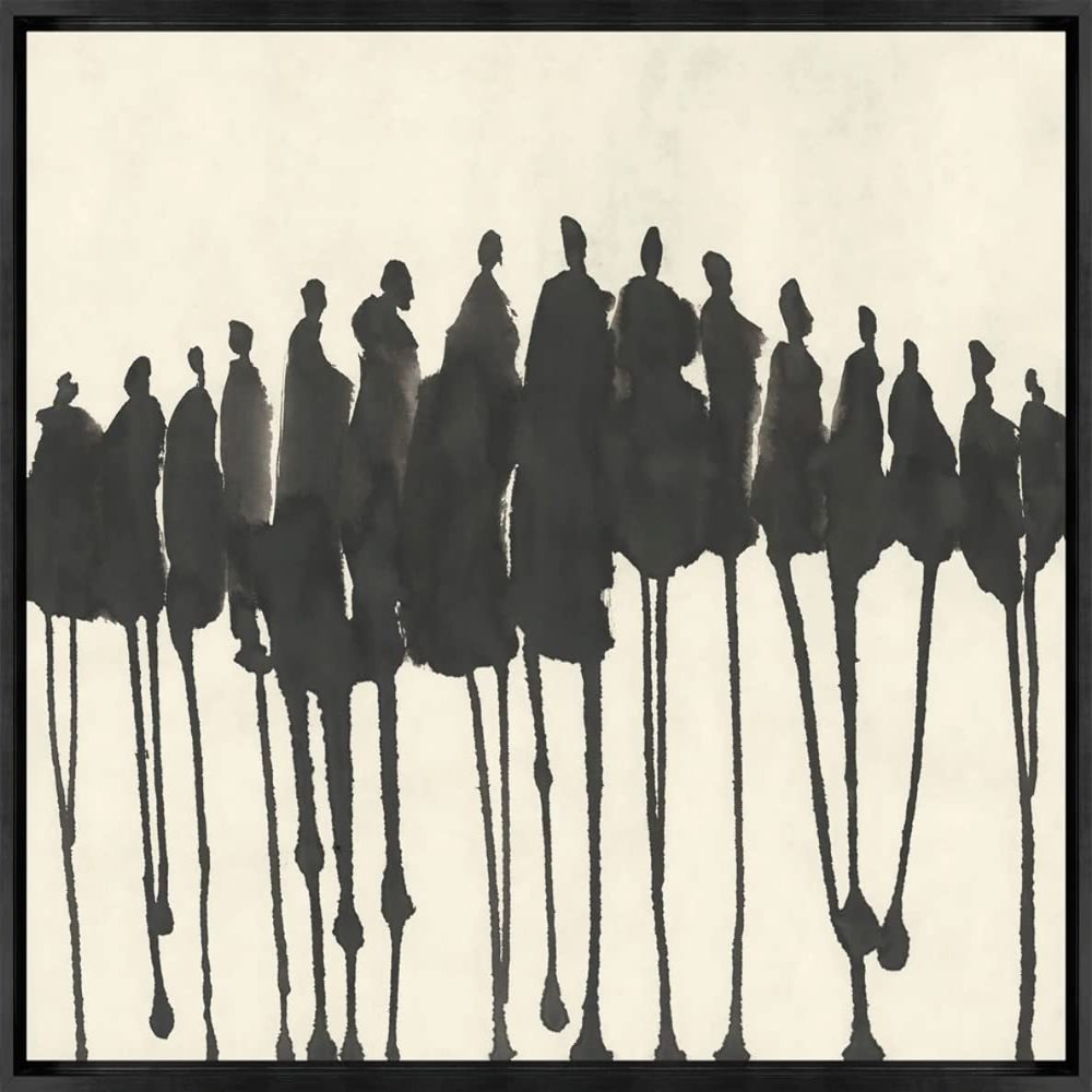 24 x 20 Walk in Shadows IV BLACK