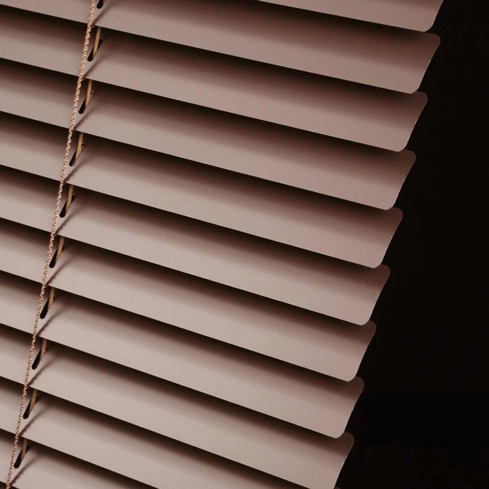 LWMD Office Bathroom Aluminum Venetian Blinds, Brown Waterproof Privacy Screen Sun Shade, 80cm/100cm/120cm/140cm Wide (Color : WxH, Size : 120x100cm(47.2x39.3in))