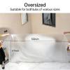 Swingers 20 Pack Disposable Bathtub Cover Liner, Large Bathtub Liner Plastic Bag Hotel Bathtub Liners for Salon, Household and Hotel Bath Tubs (102x47inch) view 3