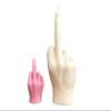 Big Fuck You Candle, Large Middle Finger Candle, Hand Gesture Candle, Homemade soy candle, Candle Gift, Funny candle, Scented candle (Grey, PALO SANTO) view 1