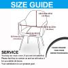 XGANGM Stretch Rocking Chair Slipcovers with Arms High Back Accent Living Room Lounge Chair Covers, forHome Furniture Bedroom Relaxation Dinning Room Chair Protector,Beige,1PC view 3