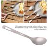Utensils, Sandblasting Exquisite Flatware for Hiking for Picnic(Spoon) view 2