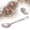 Utensils, Sandblasting Exquisite Flatware for Hiking for Picnic(Spoon) view 4