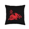 Chinese New Year of the Rabbit 2023 Happy Chinese zodiac Throw Pillow view 1