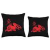 Chinese New Year of the Rabbit 2023 Happy Chinese zodiac Throw Pillow view 3
