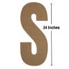 Large Flat Cardboard Letters | Choose Your own Letters and Numbers | Large Flat Cardboard Numbers | Decorative Letters | Giant Letters for Wall Decor | Craft Letters | (24 Inch) view 2