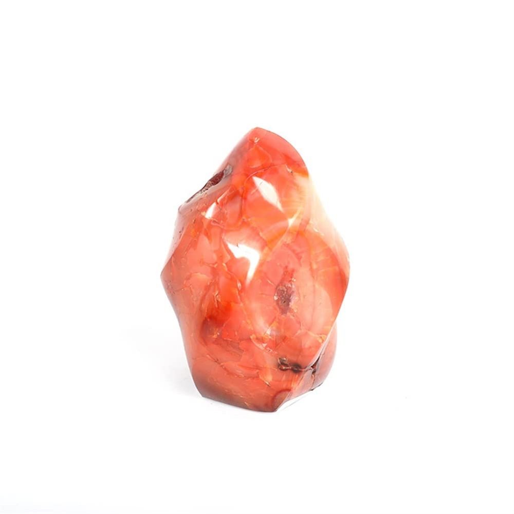 WGPHDW Crystal Healing Meditation Decoration Natural Agate Torch Carnelian Crystal Torch Flame Freeform Specimen Meditation Chakra Healing Home Decoration Home Decoration