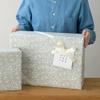 Heads ELF-1WZ Wrapping Paper, Made in Japan, 41.3 x 29.5 inches (105 x 75 cm), Gray, 50 Sheets, Full Paper, Elegant Flower view 2