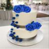 200 pcs Foam Rose Heads Stemless Artificial Rose Flowers Dark Blue Fake Roses Flower Bulk for DIY Wedding Rose Wall Kissing Balls Bridal Shower Centerpieces Arrangements Party Tables Deco(Dark Blue ) view 4