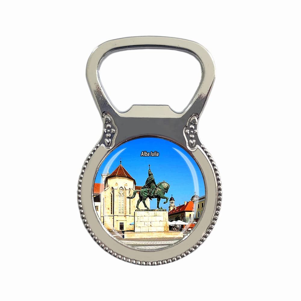 Alba Iulia Romania Fridge Magnet Bottle Opener Tourist Souvenir Gift Collection Refrigerator Magnetic Sticker