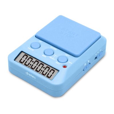 dretec Study Timer, Time Up 2, Silencing, Exam, Qualification, Cooking, Blue