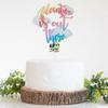 Adventure Is Out There Cake Topper, 2025 Congrats Grad Cake Topper, Movie UP House with Balloons Inspired Graduation Decoration, Travel Theme Cake Dcor view 3