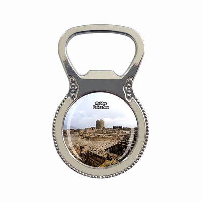 Nablus Palestine Fridge Magnet Bottle Opener Tourist Souvenir Gift Collection Refrigerator Magnetic Sticker