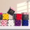 UFOREVER ROSES 4-Piece Preserved Roses in a Box, Preserved Flowers, Roses Gift for Her, Royal Blue view 2