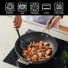 MsMk Titanium and Ceramic Nonstick Wok pan with lid12.5 Inch Woks & Stir Fry Pans with Stay-Cool HandleFlat Bottom Wok Suits for Induction, Electric, Gas, Halogen, All Stoves view 2