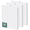 116130 Replacement Filter H Compatible with Winix 5500-2/ AM80 Air Purifi-ers, HEPA Filter for Dust Pollen Hair Pet Dander Smoke, 3 Pack (White) view 1