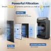 116130 Replacement Filter H Compatible with Winix 5500-2/ AM80 Air Purifi-ers, HEPA Filter for Dust Pollen Hair Pet Dander Smoke, 3 Pack (White) view 3